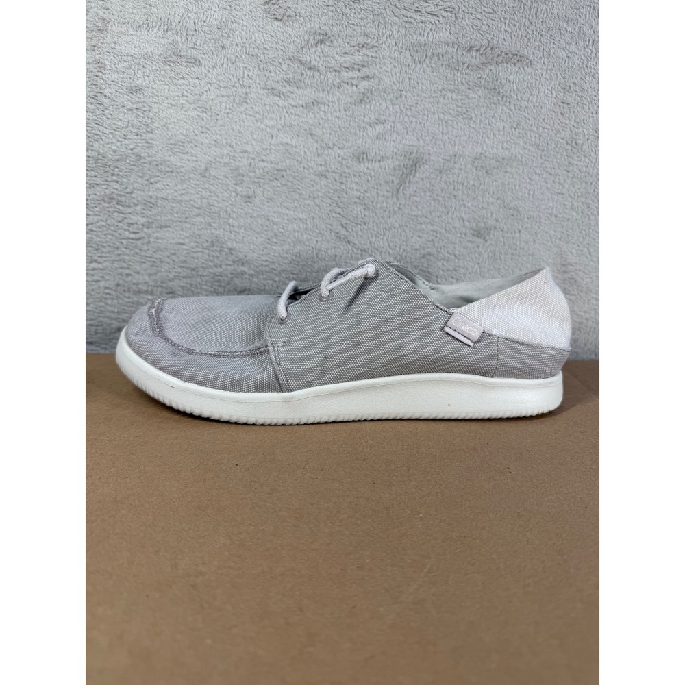 Chaco Chillos Sneaker Womens 11 Grey Canvas Low Top LUVSEAT JCH109148